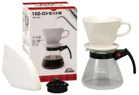 35163 Kalita #35163 Coffee Drip Set 102 Made Of Ceramic 2 To 4 People Single Item