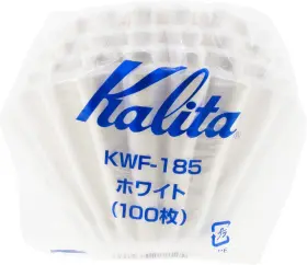 Kalita 726084231122 Wave Paper Coffee Filters I Larger Size 185 100 Count Specially Pour