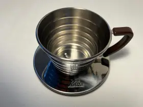 Kalita 798525555456 Wave 155 Stainless Steel Coffee Dripper Used With New Filters #2