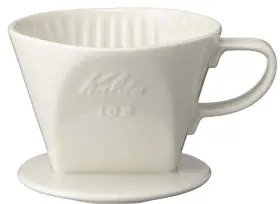 Kalita 798837749659 2001 102 Ceramic Dripper Coffee Dipper White