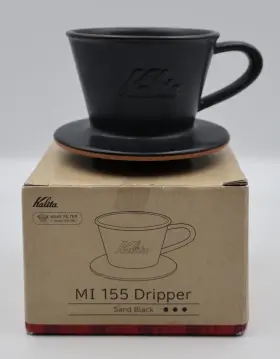 Kalita 901369011071 Mi 155 Coffee Dripper - Sand Black Made In Japan Brand New