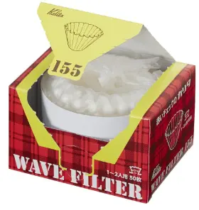 Kwf-155 Kalita 901369222118 Karita Kwf-155#22211 Coffee Filters Wave Series White For 1-2 People 50 C