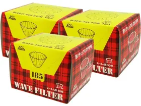 Kalita 901369222996 Karita Coffee Paper Filter Wave For 2 To 4 People 150 Sheets 50 X 3