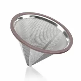 Kavako 427003087709 Reusable Metal Coffee Filter With Double-layer Stainless Steel Drippe