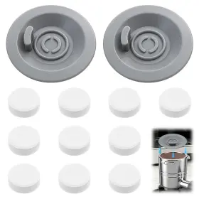 Kfqjp012 Kcmosgi 2 Pcs Espresso Cleaning Discs And 10 Tablets Small Grey