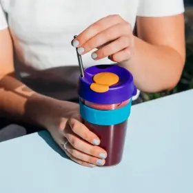 Keepcup 343243014320 Original Lightweight Plastic Reusable Coffee Cup With Splashproof Sipper Lid #3