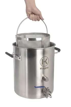 Kegco 850004652190 Coffee Filter Basket 8 Gallon Stainless Steel #3