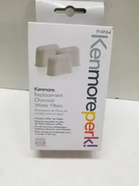 Kenmore 039206222169 Pkg Of 3 Replacement Charcoal Water Filters For Coffee Maker / New