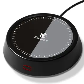 09084202 Kepwam Mug Warmer - 25w Coffee For Desk Auto Shut Off 3-level Temp With Indi