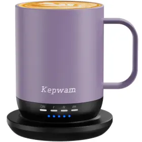 20240632 Kepwam Heated Coffee Mug 14oz - Fast Heating And Longer Battery Life Self Coff