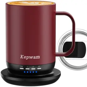 20240634 Kepwam Self Heating Coffee Mug 1-16oz Fast And Ultra Long-lasting Battery Life