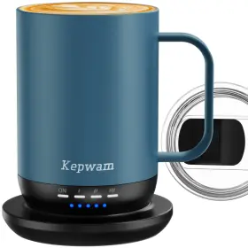 20240635 Kepwam Self Heating Coffee Mug T1-16oz Fast Ultra Long-lasting Batte
