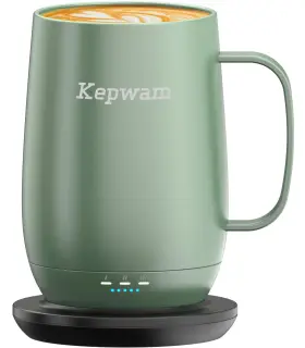 Kepwam B0f9y9njyb Smart Heated Coffee Mug T2-plus 20oz Rechargeable Self Heating