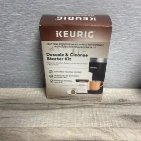 0287793771 Keurig Descale And Cleanse Starter Kit 1 Pouch 2 Rinse Pods