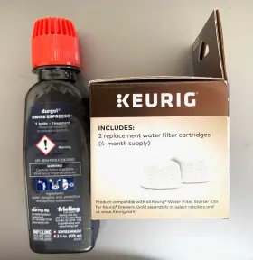 109964 Keurig Water Filter 2 Cartridges And Durgol Swiss Espresso Special Descaler New #2