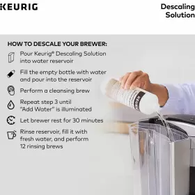 5000052359 Keurig Descaling Solution - Maintain Your 2.0 And 1.0 Coffee At Its Best #3