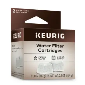 5000052730 Keurig 2 Pack Water Filter Refill Cartridges Count