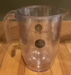 60-201506-000 Keurig Brew Over Ice Pitcher Carafe Server 32 Pack Oz. Clear Double Wall No Lid