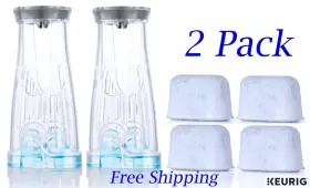 Keurig 611247351291 2 Short Handle Water Filter Starter Replacment Kit