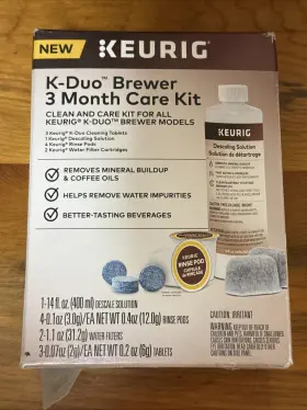 Keurig 611247386675 5000351184 K-duo 3 Month Care Brewer Maintenance Kit