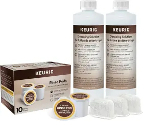 Keurig 726084675247 Brewer Maintenance Kit Includes Descaling Solution Water Filter Cartrid