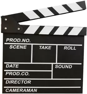 Bnsw2516 Keurig Beron Professional Vintage Tv Movie Film Clap Board Slate Cut Prop Director