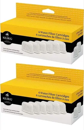 Cominhkg091197 Keurig Six Water Filter Cartridges 12 Filters 2-boxes