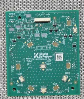 E243951 Keurig K900 Parts Replacement Inch K Button Circuit Board Dr. Pepper #2