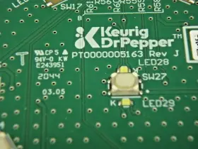 E243951 Keurig K900 Parts Replacement Inch K Button Circuit Board Dr. Pepper #3