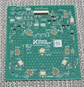E243951 Keurig K900 Parts Replacement Inch K Button Circuit Board Dr. Pepper