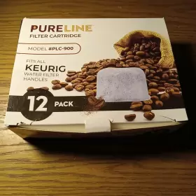 Plc-900 Keurig 12 Pack Pureline Filter Cartridge Mo. Fits All Water Type