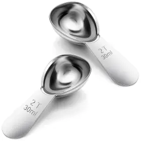 Wp9cwjlx Kfhensomr 668315 1 2 Tbsp Scoop Coffee Tablespoon Measuring Spoons 30ml 30 Silver