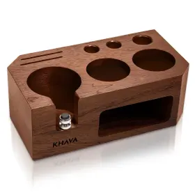 Kets-54-b-h Khava Espresso Tamping Station Wooden Coffee Tamper 51-54 Mm O