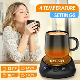Kitchekshop 445029659687 Coffee Mug Warmer - Fastest Heating And Highest Temperature Cup #2