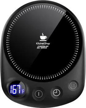 Kitchekshop 445029659687 Coffee Mug Warmer - Fastest Heating And Highest Temperature Cup