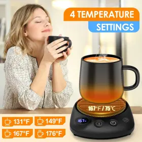 Kitchekshop 616421924636 Coffee Mug Warmer - Fastest Heating And Highest Temperature Cup #2