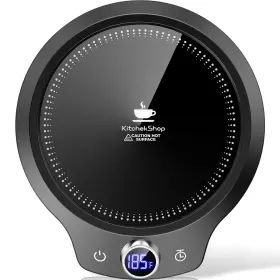 1-12h Kitchekshop S-005 Fast Heating Mug Warmer - 4 Temp Settings And Timer Coffee Cup Pl