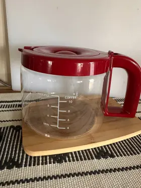 Kcm5c10er Kitchenaid 10-cup Empire Red Replacement Glass Carafe Brand New Unbox