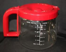 Kcm5c14ob Kitchenaid 14 Cup Replacement Glass Carafe Only Coffee Pot 5 3/8 Inch Tall 6 Wide