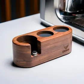 Knodos 313032865807 Espresso Tamping Station 54mm For Breville Machine Accessories Rosewood