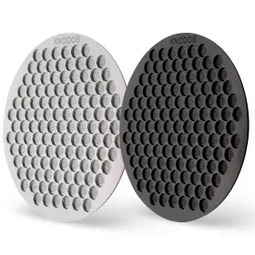 Knodospuck2 Knodos Espresso Puck Screen 54mm Breville Compatible 2 Pcs Stainless Steel Ultra-thi