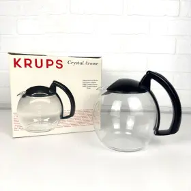 Krups 010942113140 Crystal Arome Coffee Carafe Replacement Black Lid 10 Cup 458 398