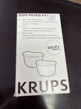 F472 Krups 010942117674 Duo Filters 2 For Coffee Maker - Open Box But Sealed