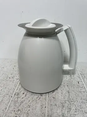 12cups Krups Aroma Thermal Coffee Carafe Tea Pot 10 Cup Decanter White