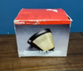 053o-33 Krups 48605 Permanent Gold Tone Coffee Maker Filter New In Box 10-12 Cup #2