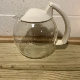 589-42 Krups Crystal Arome Plus Replacement Coffee Carafe White For 398 466 467 458