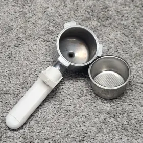 Krups 963/a/b Il Primo 871 White Handle Portafilter And Basket Replacement Parts