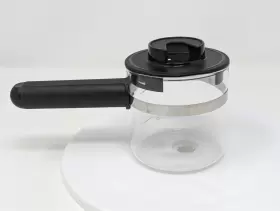 Krups 972a Il Primo 972/a Replacement 4 Cup Glass Carafe Black Handle Espresso Maker #3