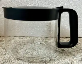 Km405 Krups 12-cup Glass Coffee Replacement Pot / Carafe And Black Lid - Cafetiere #3
