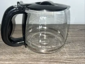 Ss-201555 Krups Km730 Coffee Maker Glass Carafe And Lid Black Genuine #3